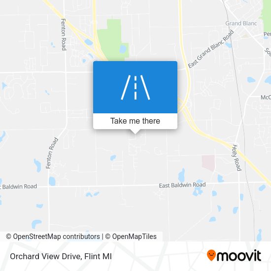 Orchard View Drive map