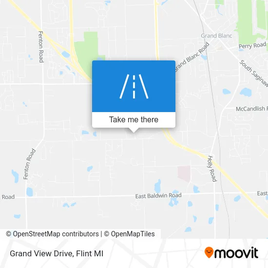 Grand View Drive map