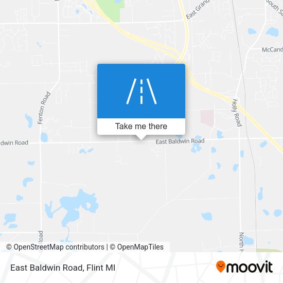 Mapa de East Baldwin Road