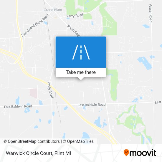 Warwick Circle Court map