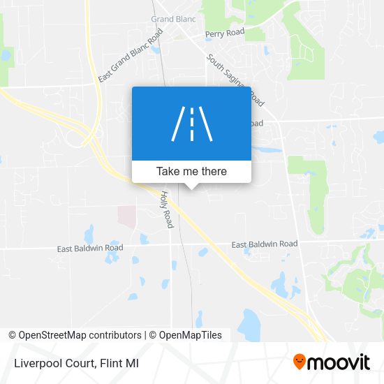 Mapa de Liverpool Court