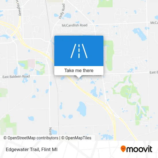 Edgewater Trail map