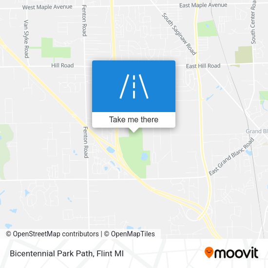 Bicentennial Park Path map