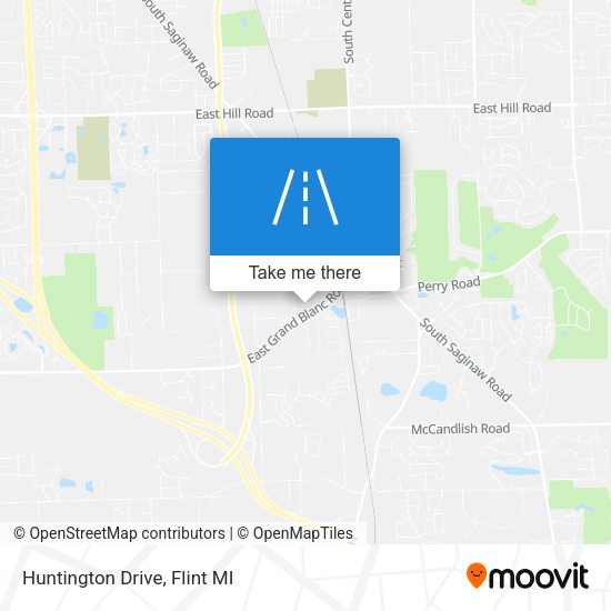 Mapa de Huntington Drive
