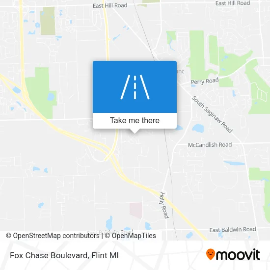 Fox Chase Boulevard map