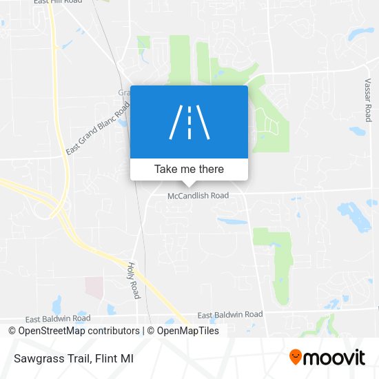 Mapa de Sawgrass Trail