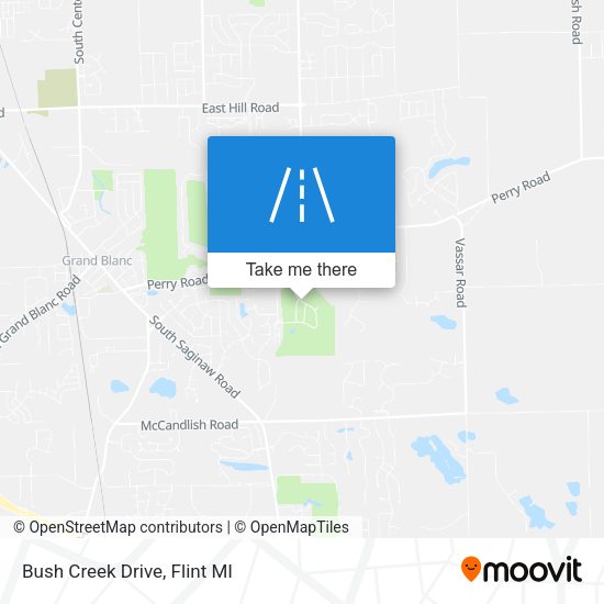 Mapa de Bush Creek Drive