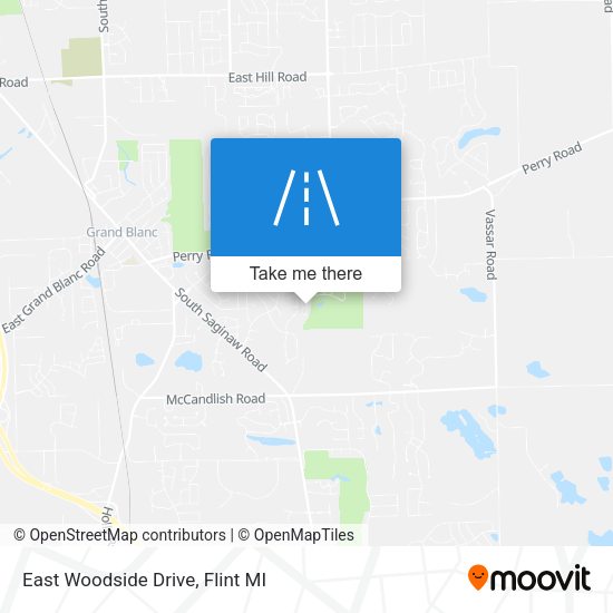 Mapa de East Woodside Drive