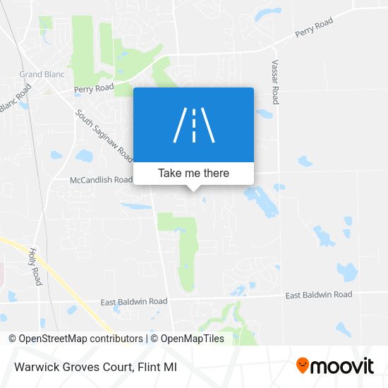Mapa de Warwick Groves Court