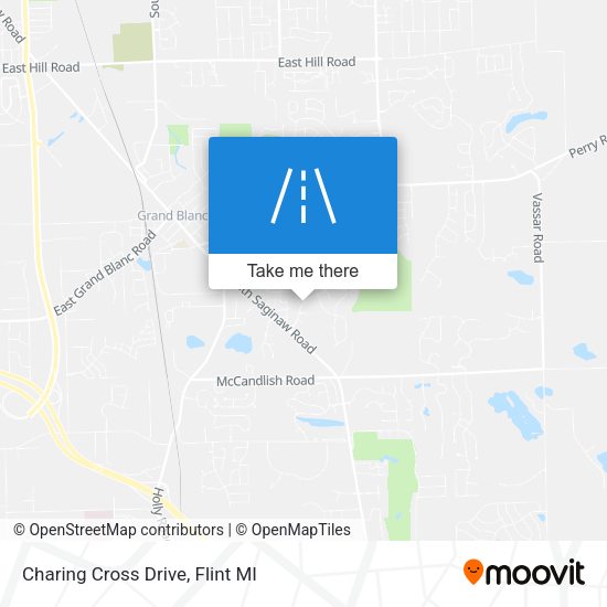 Mapa de Charing Cross Drive