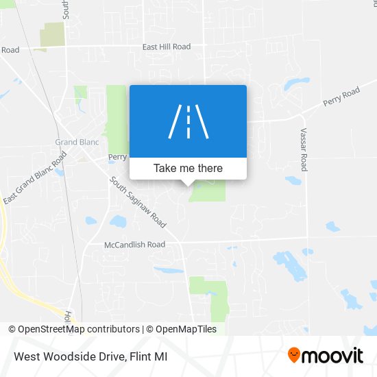 West Woodside Drive map