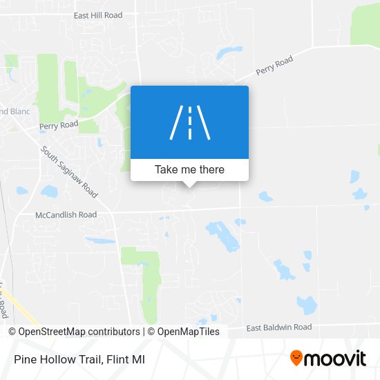 Mapa de Pine Hollow Trail