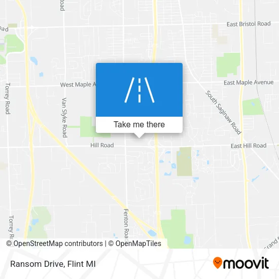 Ransom Drive map
