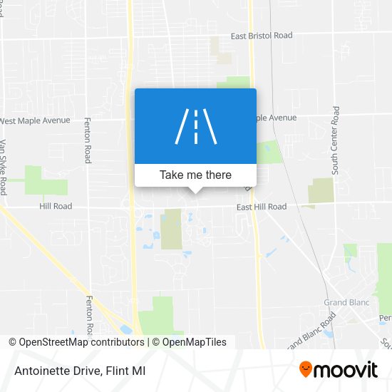 Mapa de Antoinette Drive