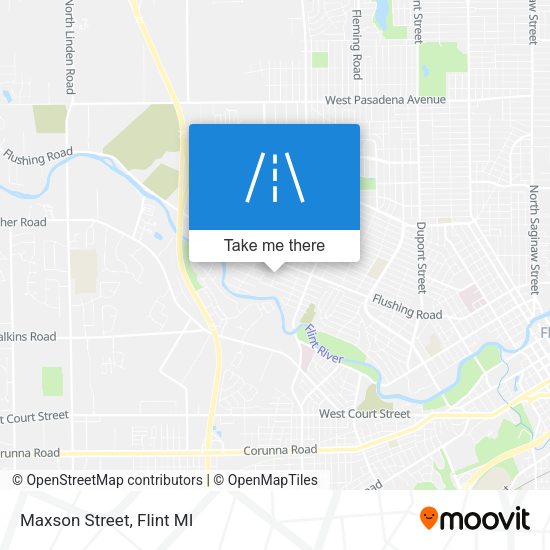 Maxson Street map