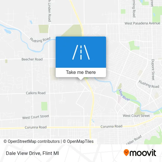 Dale View Drive map