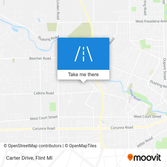 Carter Drive map