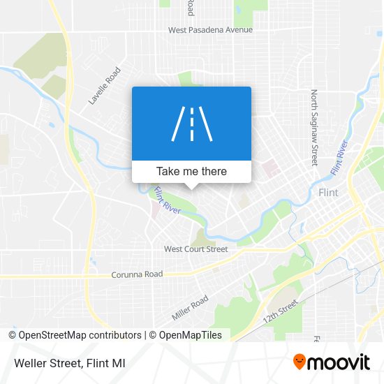 Mapa de Weller Street