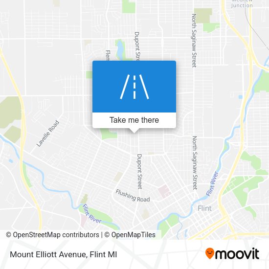 Mapa de Mount Elliott Avenue
