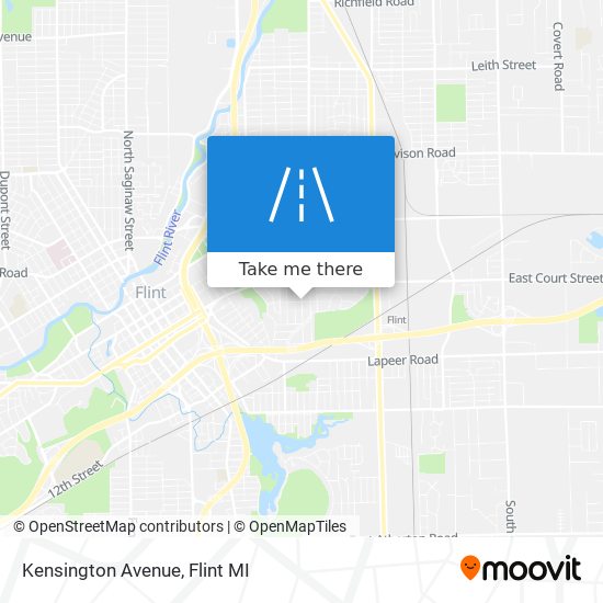 Mapa de Kensington Avenue