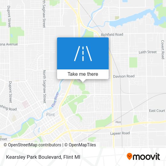 Kearsley Park Boulevard map