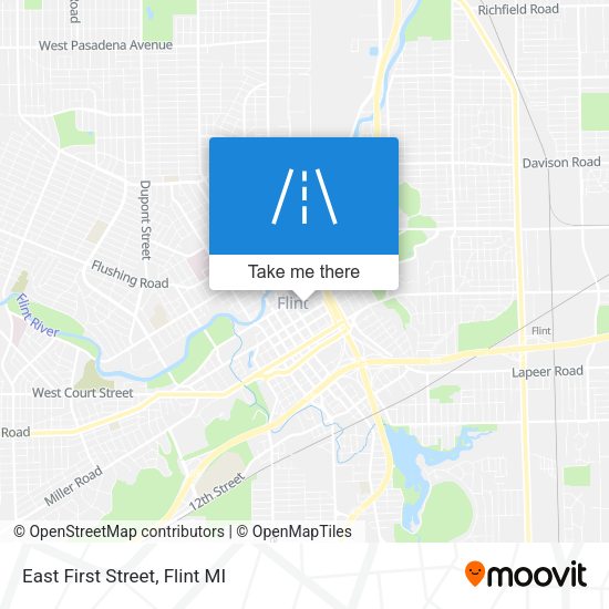 Mapa de East First Street