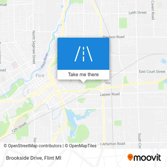 Brookside Drive map