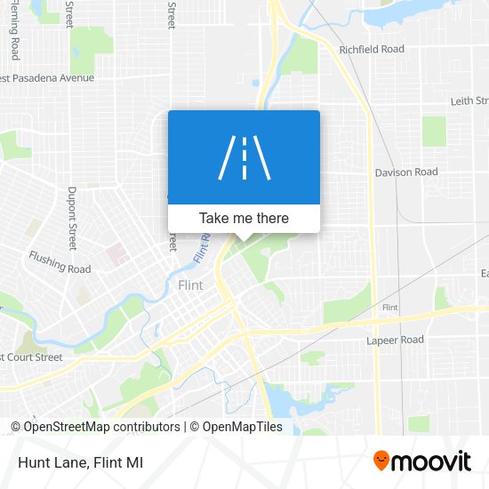 Mapa de Hunt Lane