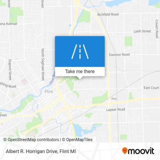 Albert R. Horrigan Drive map