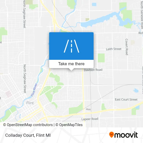 Colladay Court map
