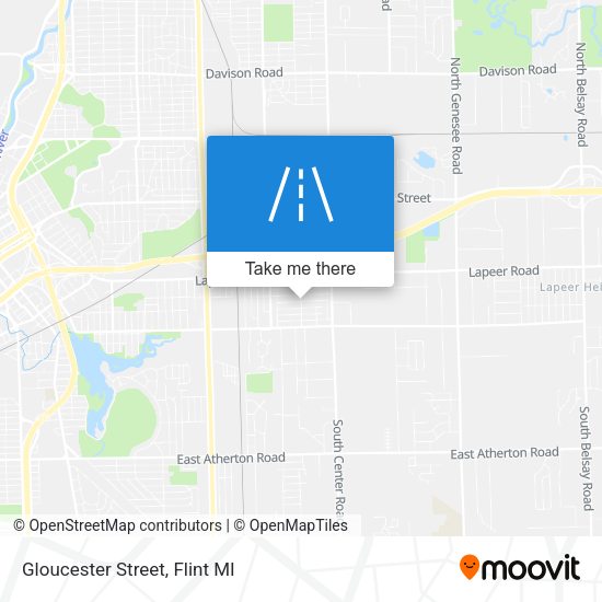 Mapa de Gloucester Street