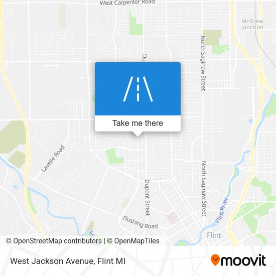 Mapa de West Jackson Avenue