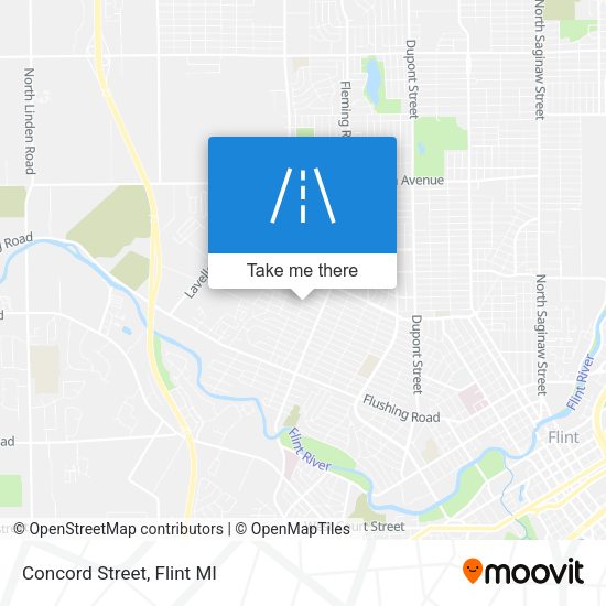 Mapa de Concord Street