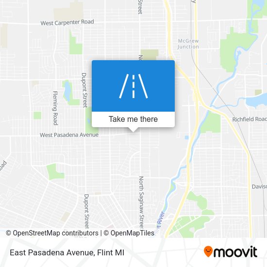 Mapa de East Pasadena Avenue