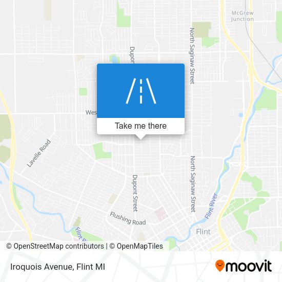 Iroquois Avenue map