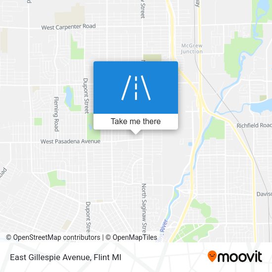 Mapa de East Gillespie Avenue