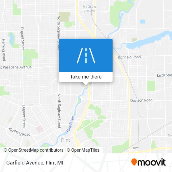 Garfield Avenue map