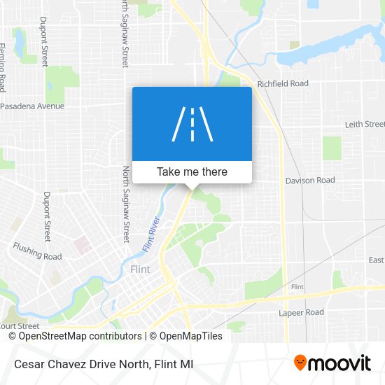 Mapa de Cesar Chavez Drive North