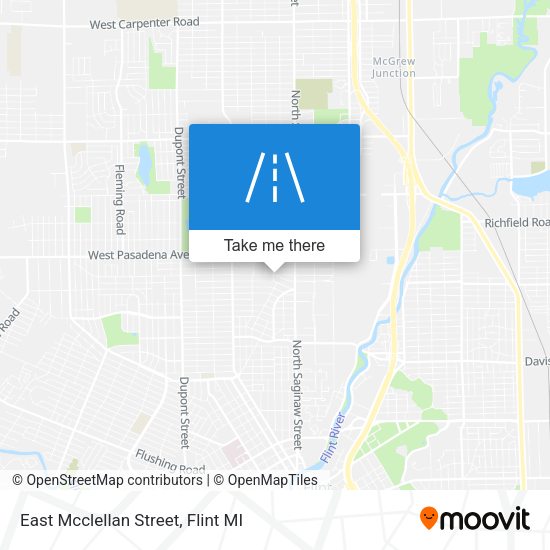 Mapa de East Mcclellan Street