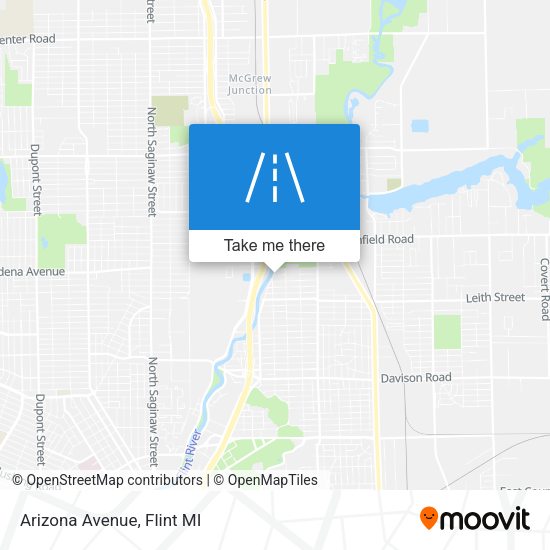 Mapa de Arizona Avenue