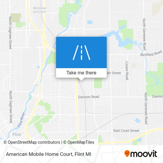 American Mobile Home Court map