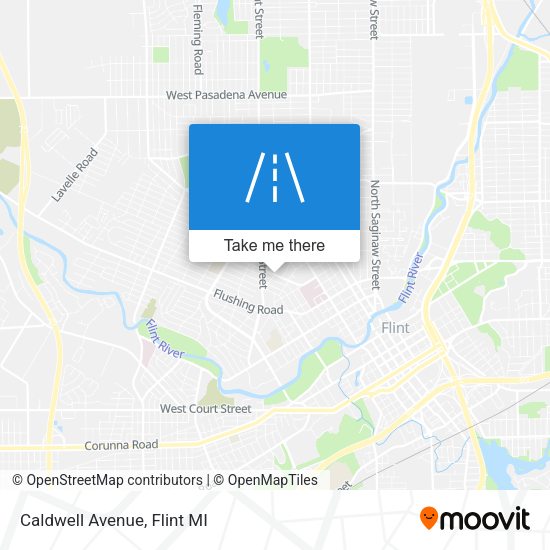 Mapa de Caldwell Avenue