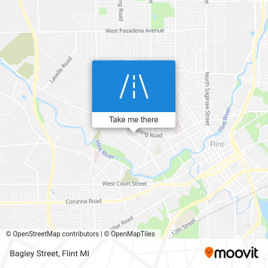 Mapa de Bagley Street