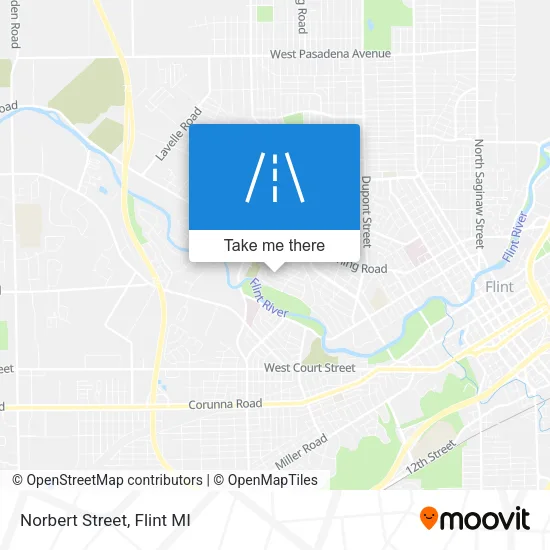Norbert Street map
