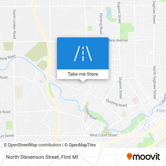North Stevenson Street map