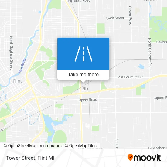 Tower Street map
