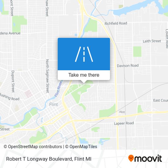 Robert T Longway Boulevard map