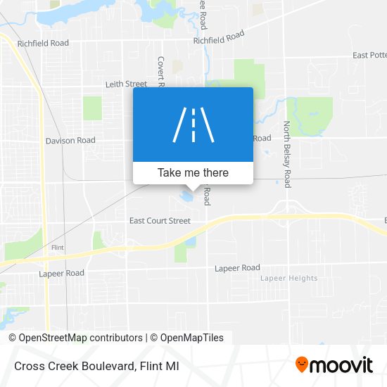 Mapa de Cross Creek Boulevard