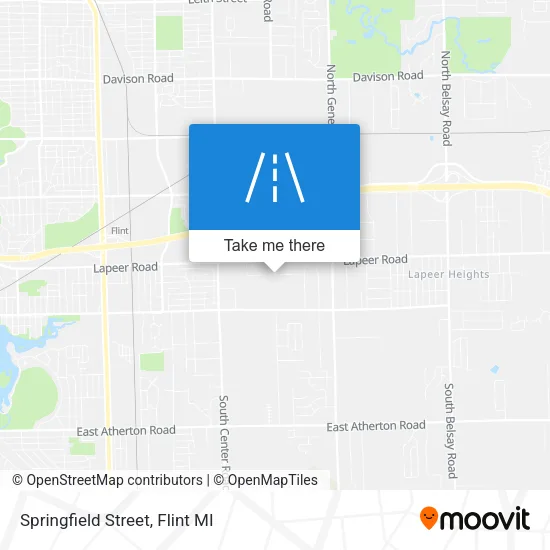 Springfield Street map