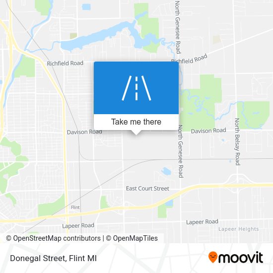 Mapa de Donegal Street